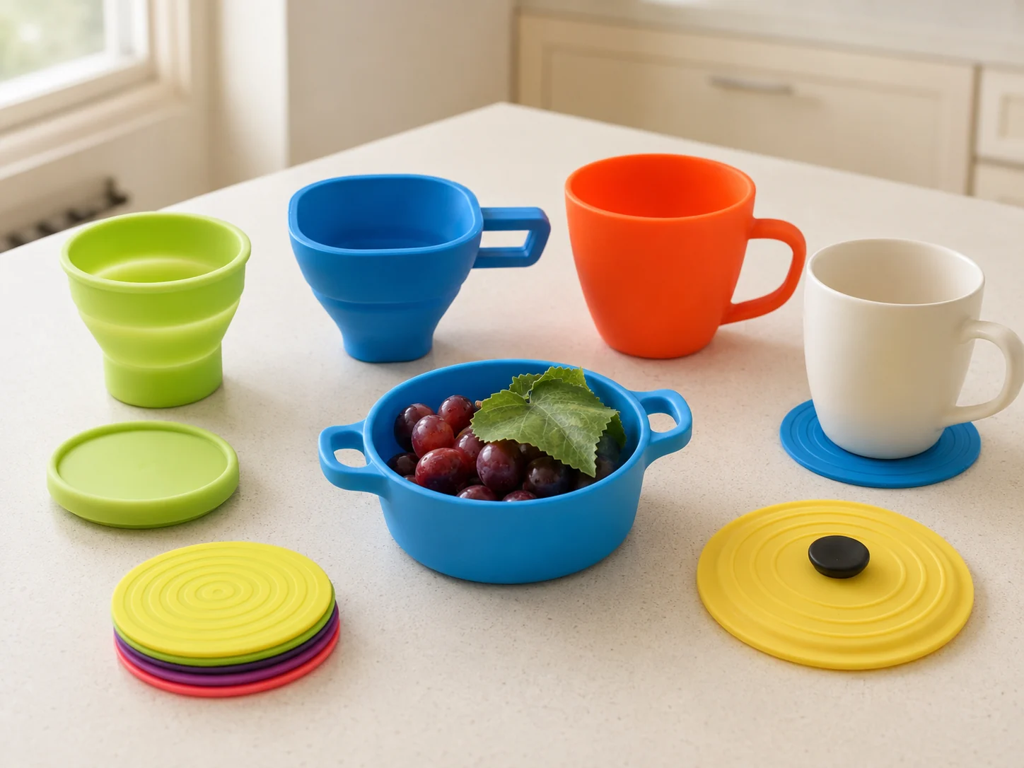 Silicone kitchenware and tableware collection