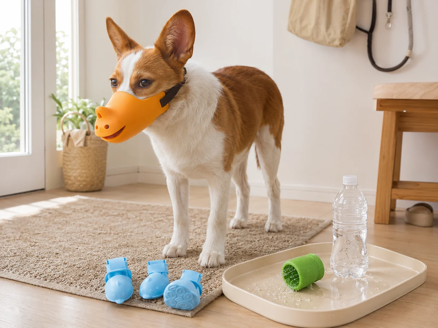 Pet outdoor cleaning and protection accessories